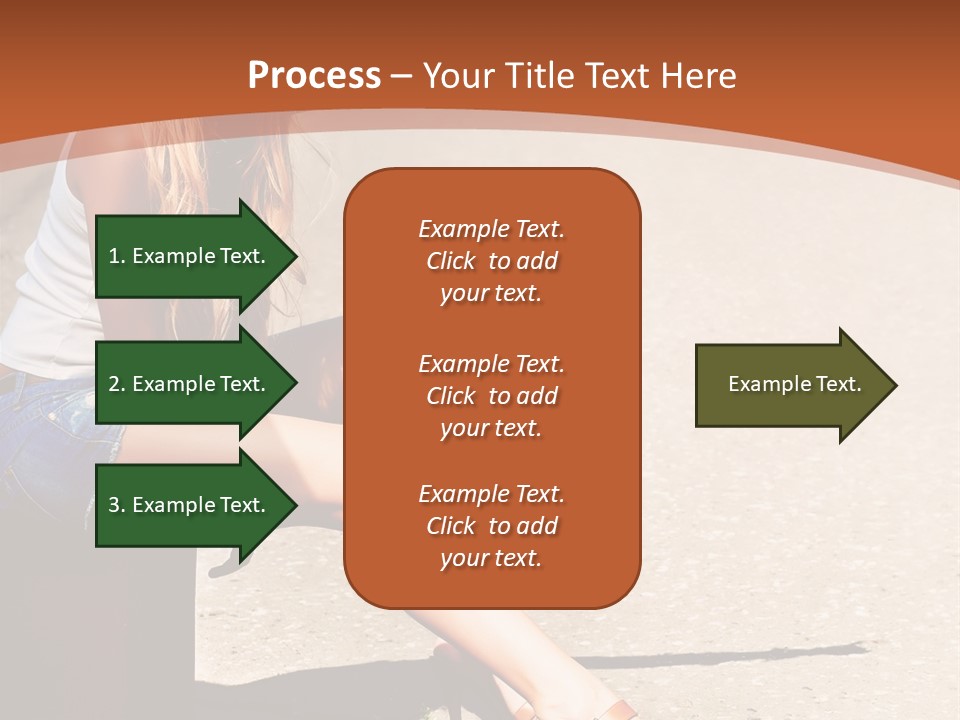 Journey Hitchhiking Young PowerPoint Template