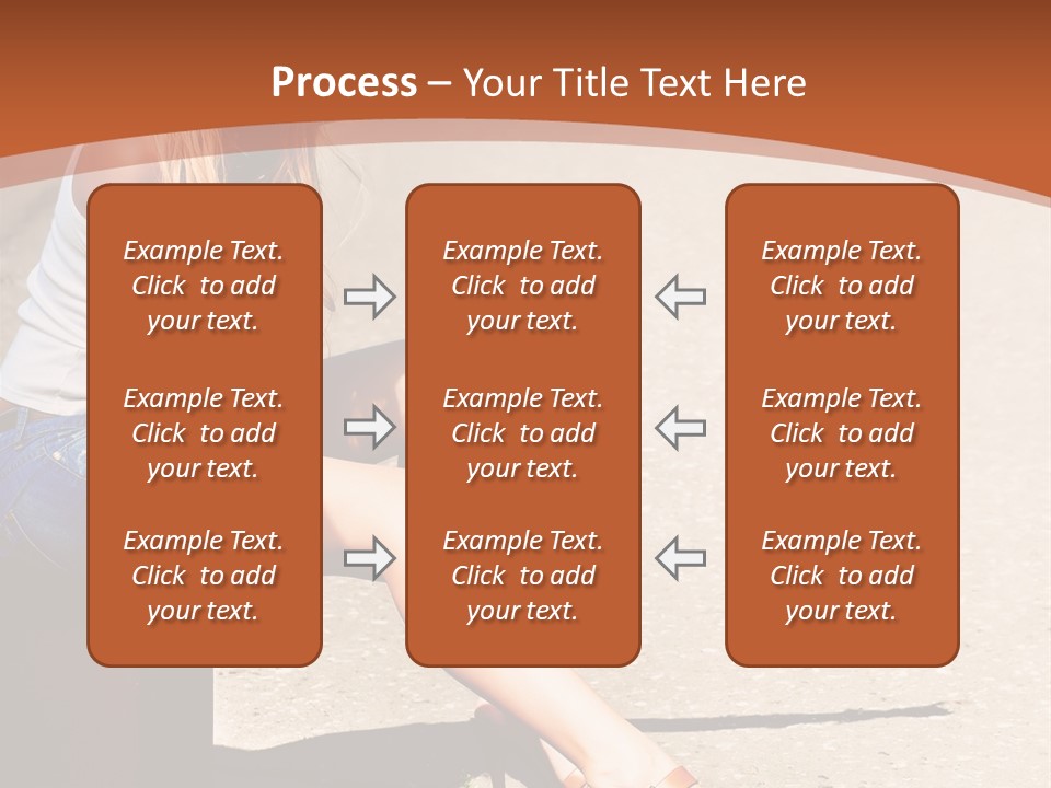 Journey Hitchhiking Young PowerPoint Template