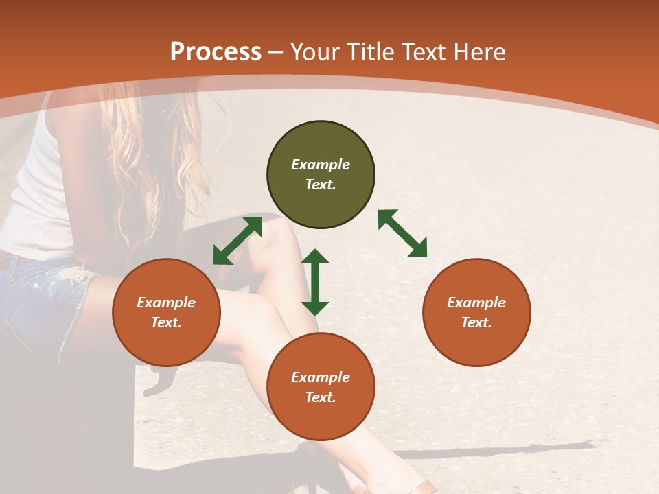 Journey Hitchhiking Young PowerPoint Template