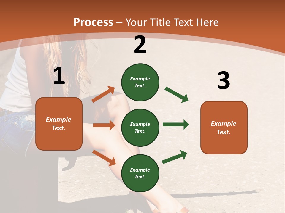 Journey Hitchhiking Young PowerPoint Template