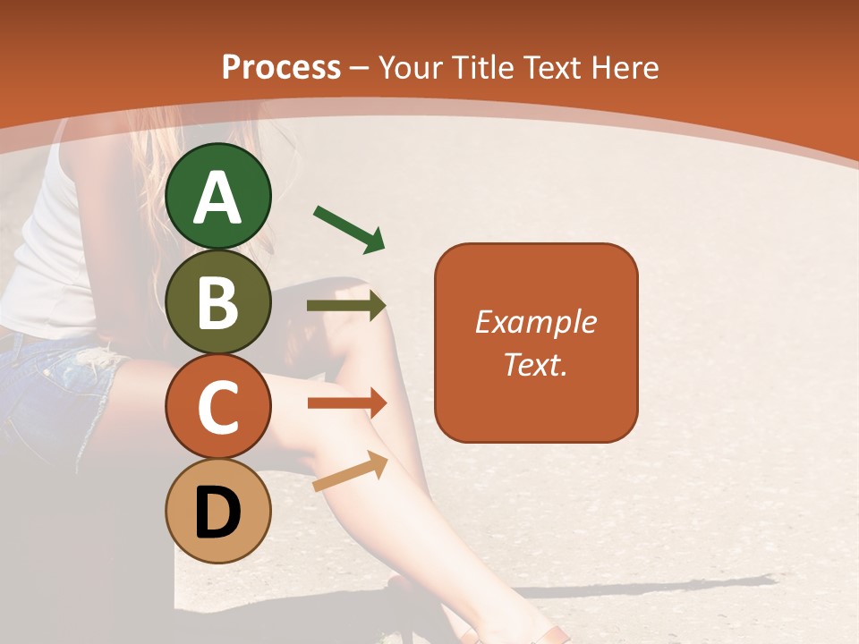 Journey Hitchhiking Young PowerPoint Template