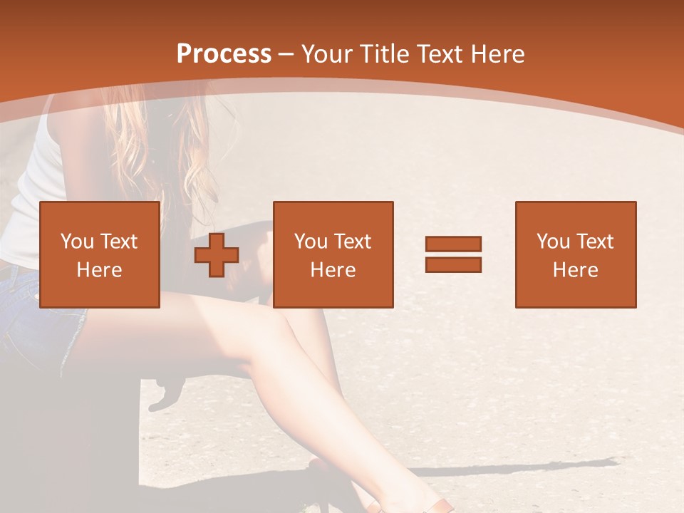 Journey Hitchhiking Young PowerPoint Template