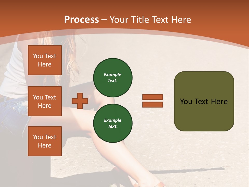Journey Hitchhiking Young PowerPoint Template