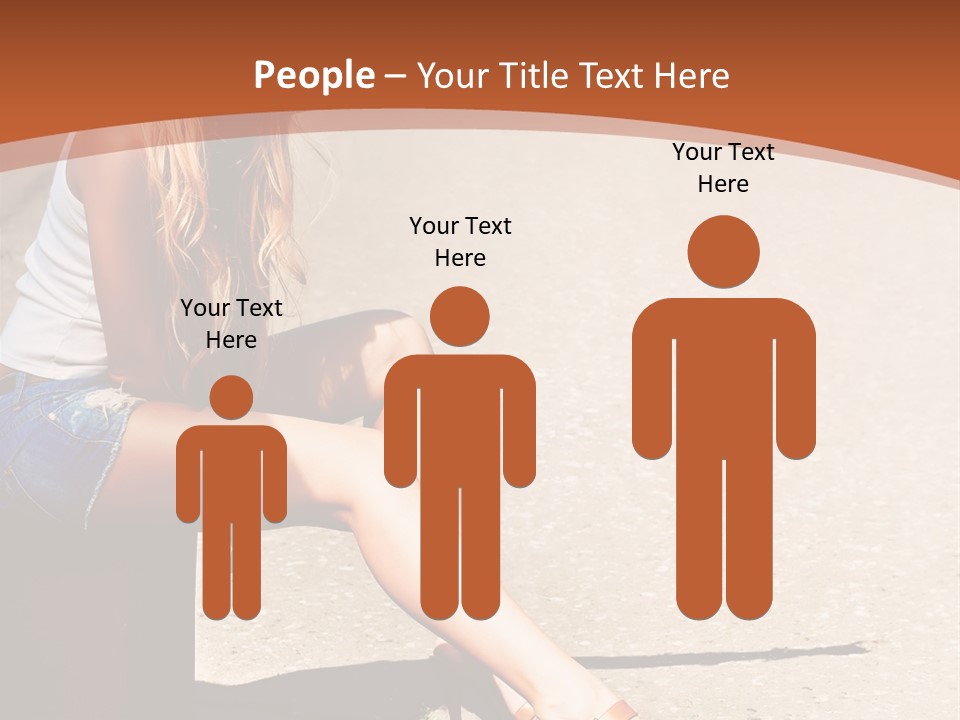 Journey Hitchhiking Young PowerPoint Template