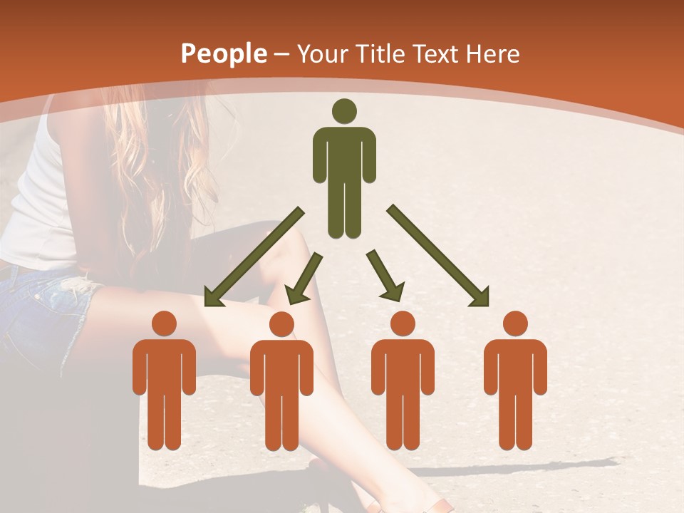 Journey Hitchhiking Young PowerPoint Template