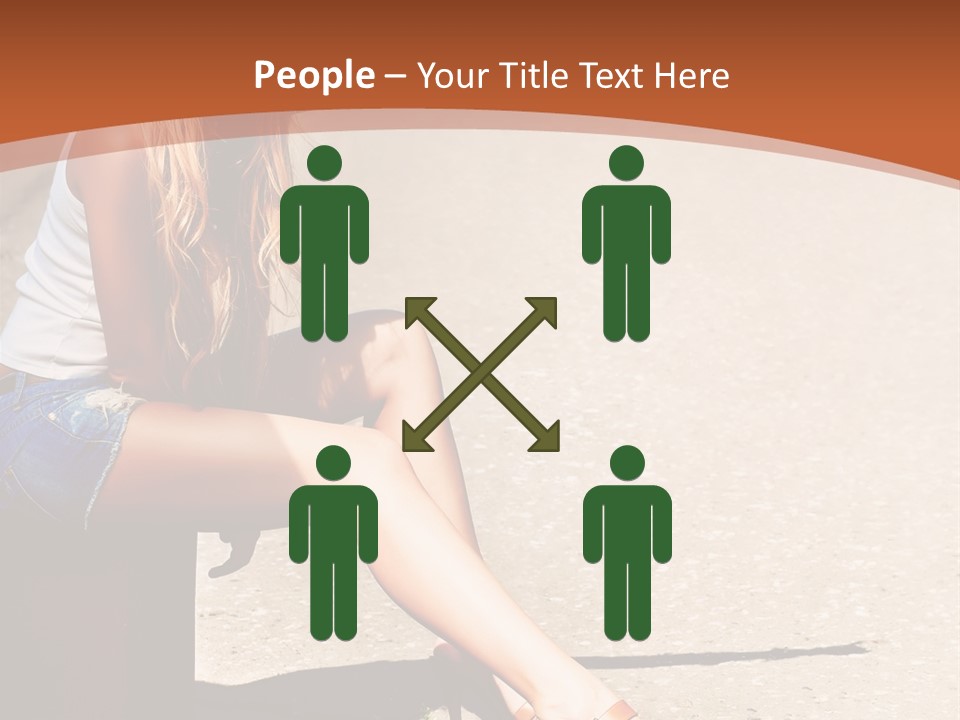 Journey Hitchhiking Young PowerPoint Template