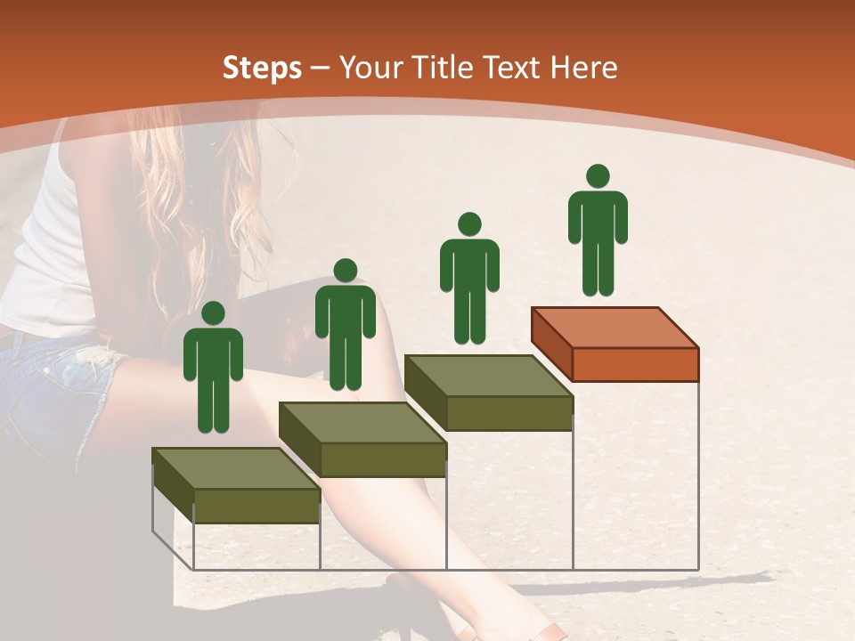Journey Hitchhiking Young PowerPoint Template