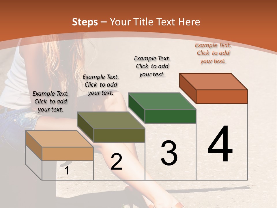 Journey Hitchhiking Young PowerPoint Template