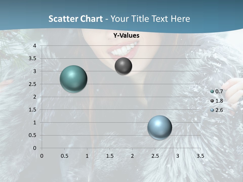 Woman Cold Fashion PowerPoint Template