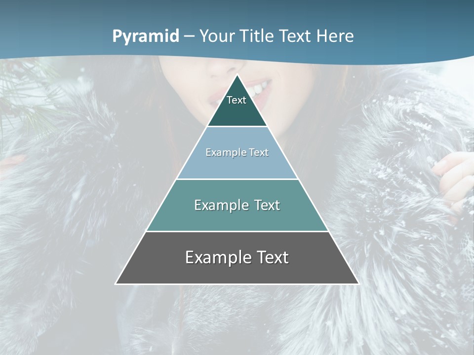 Woman Cold Fashion PowerPoint Template