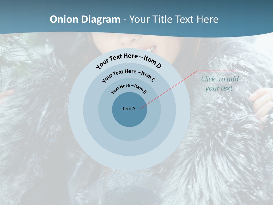 Woman Cold Fashion PowerPoint Template