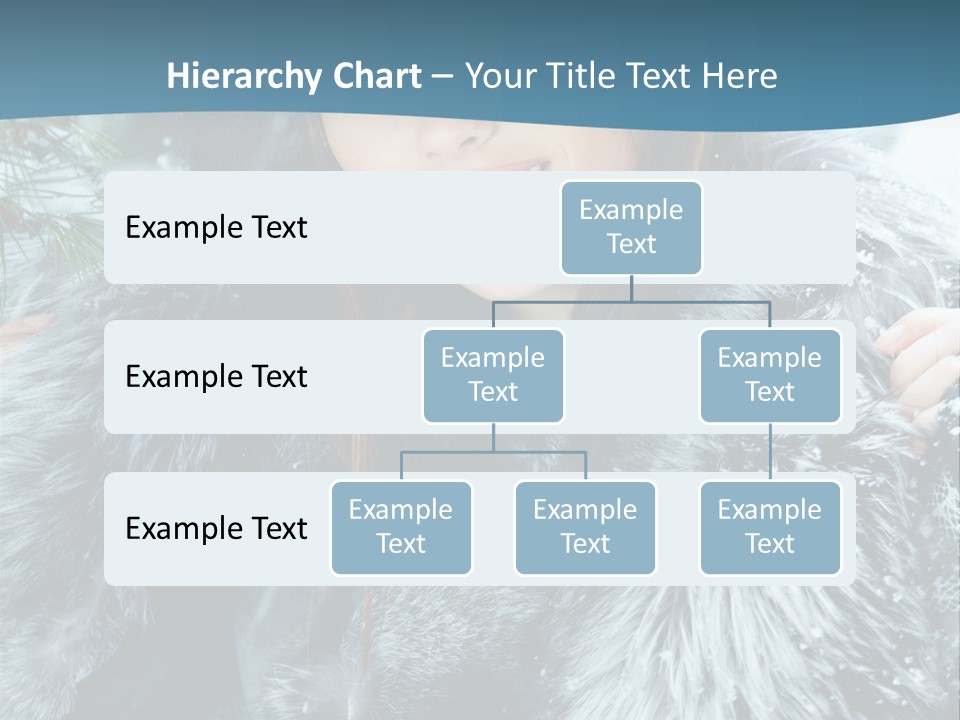 Woman Cold Fashion PowerPoint Template