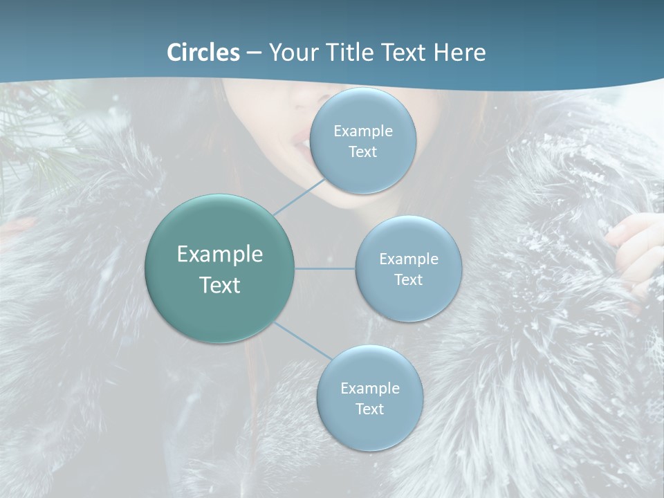 Woman Cold Fashion PowerPoint Template