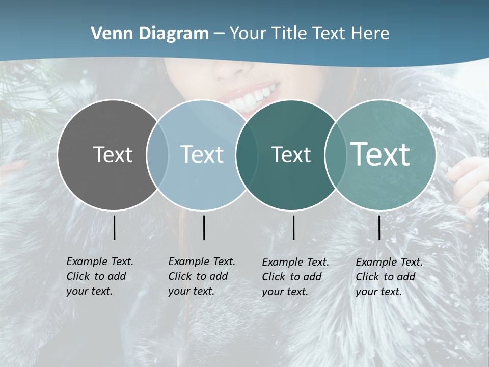 Woman Cold Fashion PowerPoint Template