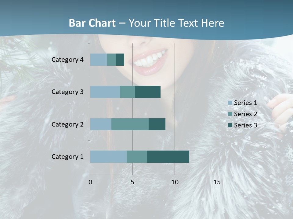 Woman Cold Fashion PowerPoint Template