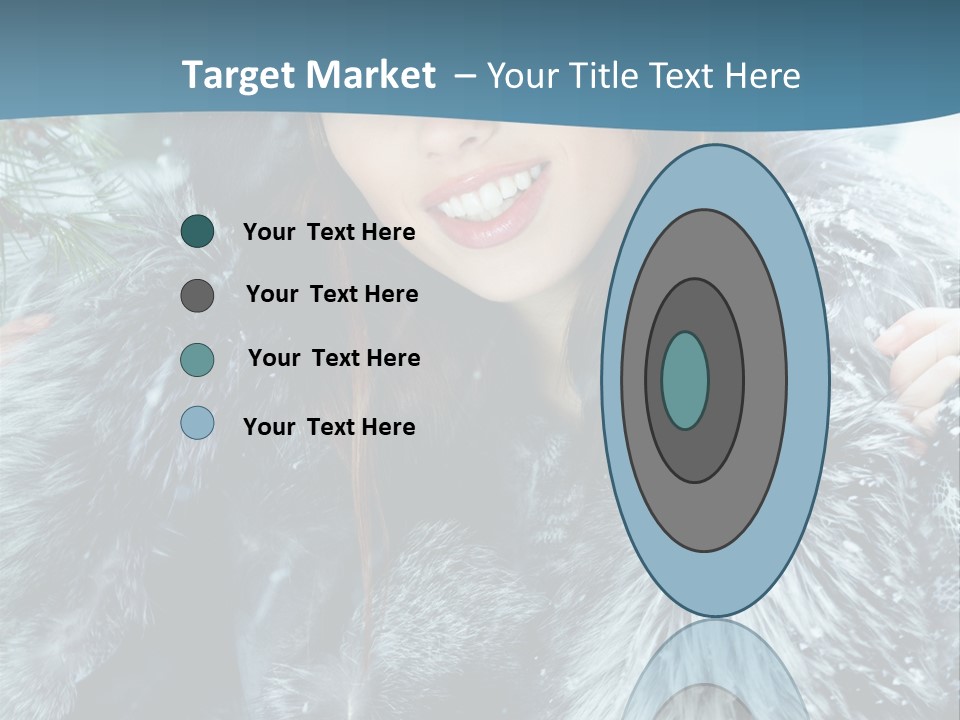 Woman Cold Fashion PowerPoint Template