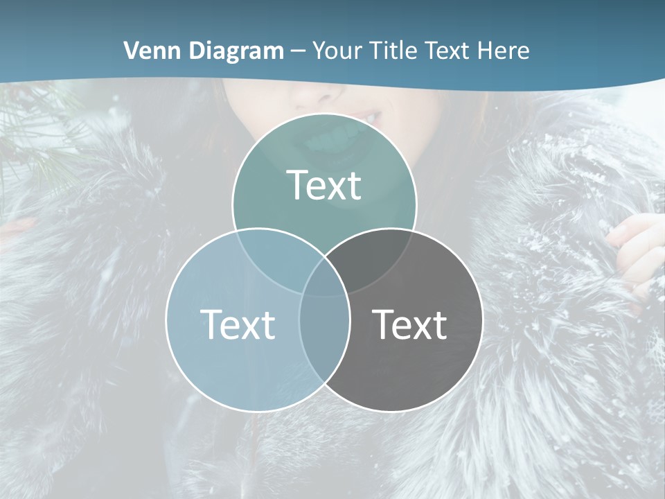 Woman Cold Fashion PowerPoint Template