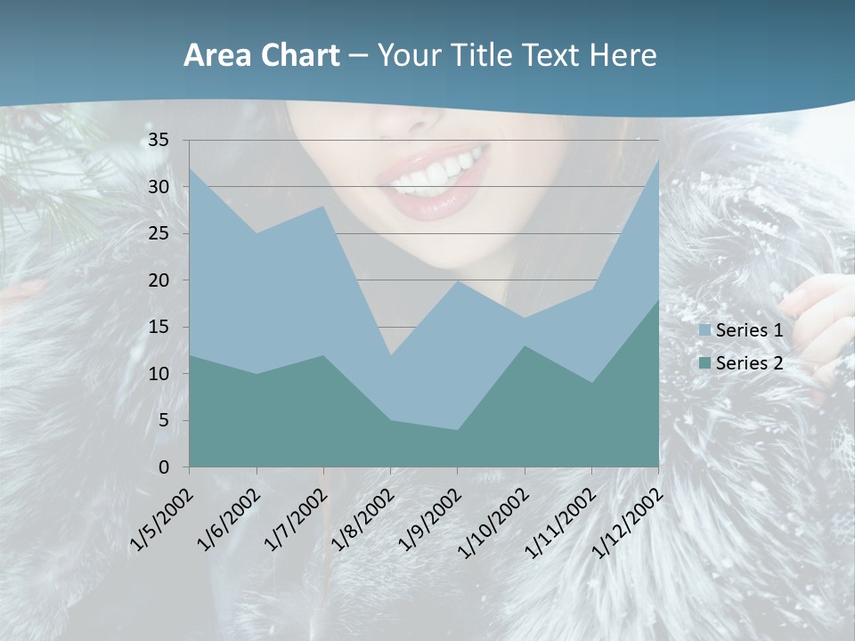 Woman Cold Fashion PowerPoint Template