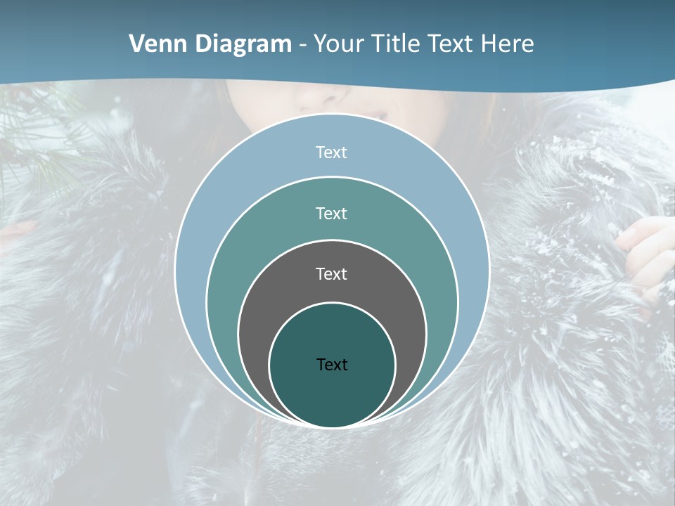 Woman Cold Fashion PowerPoint Template