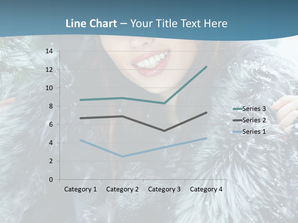Woman Cold Fashion PowerPoint Template