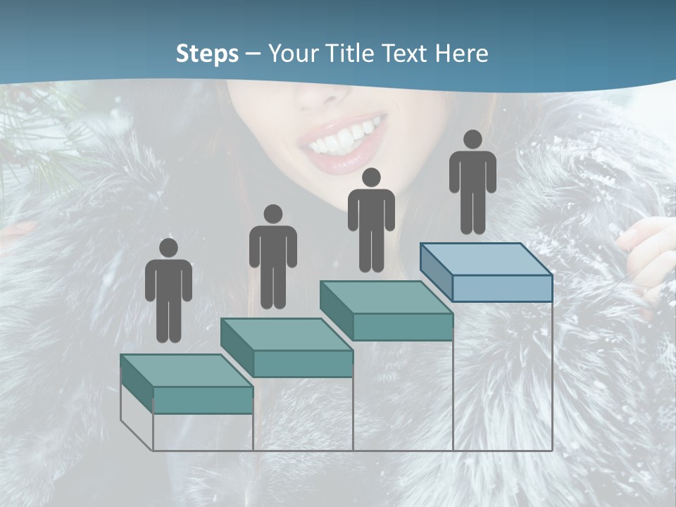 Woman Cold Fashion PowerPoint Template