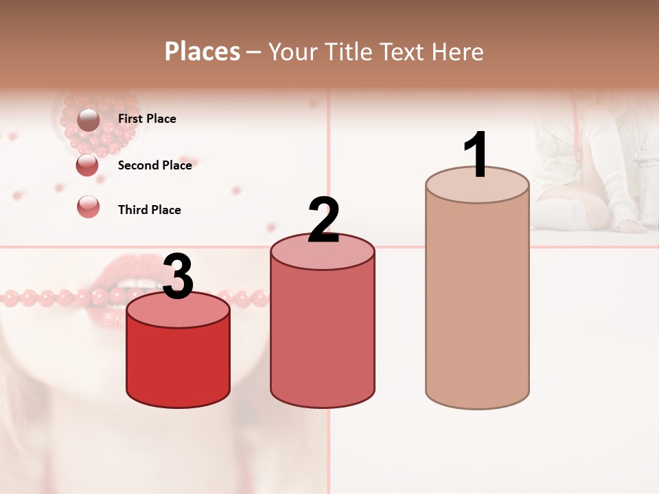 Pretty Jewelery Model PowerPoint Template