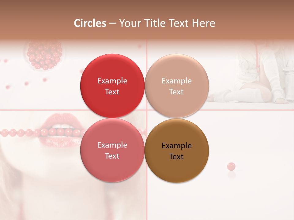 Pretty Jewelery Model PowerPoint Template