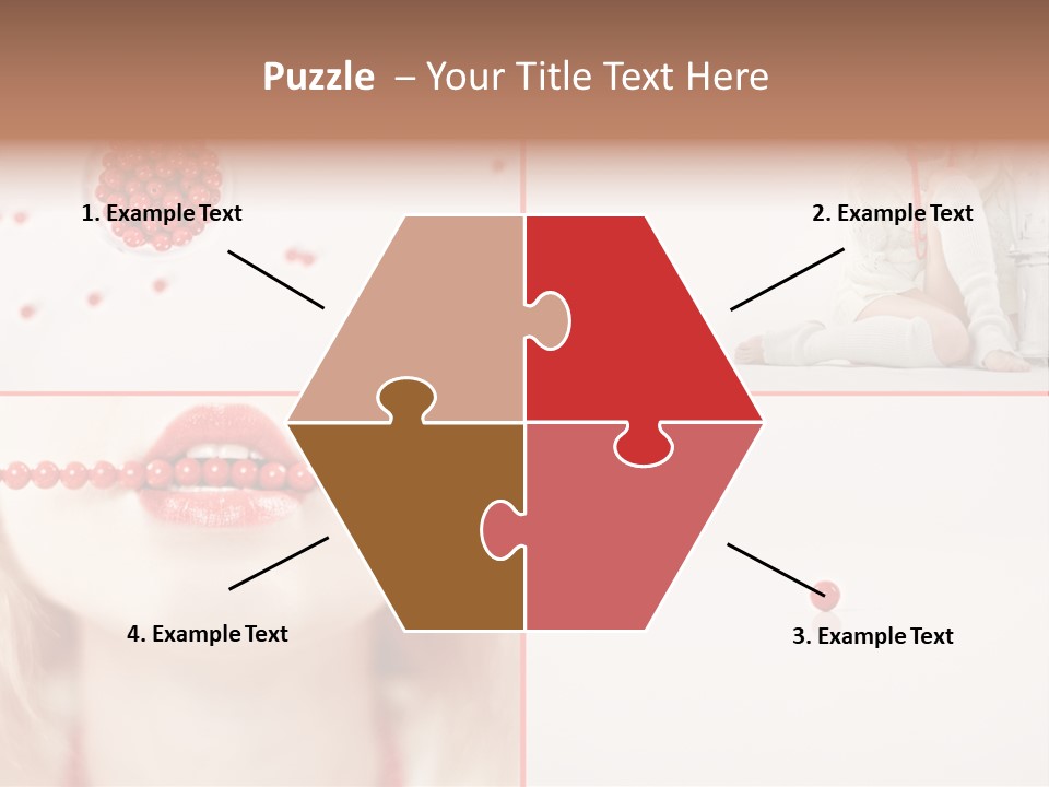 Pretty Jewelery Model PowerPoint Template