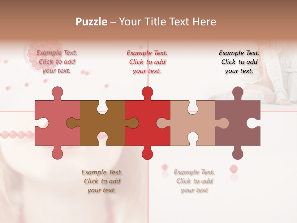 Pretty Jewelery Model PowerPoint Template