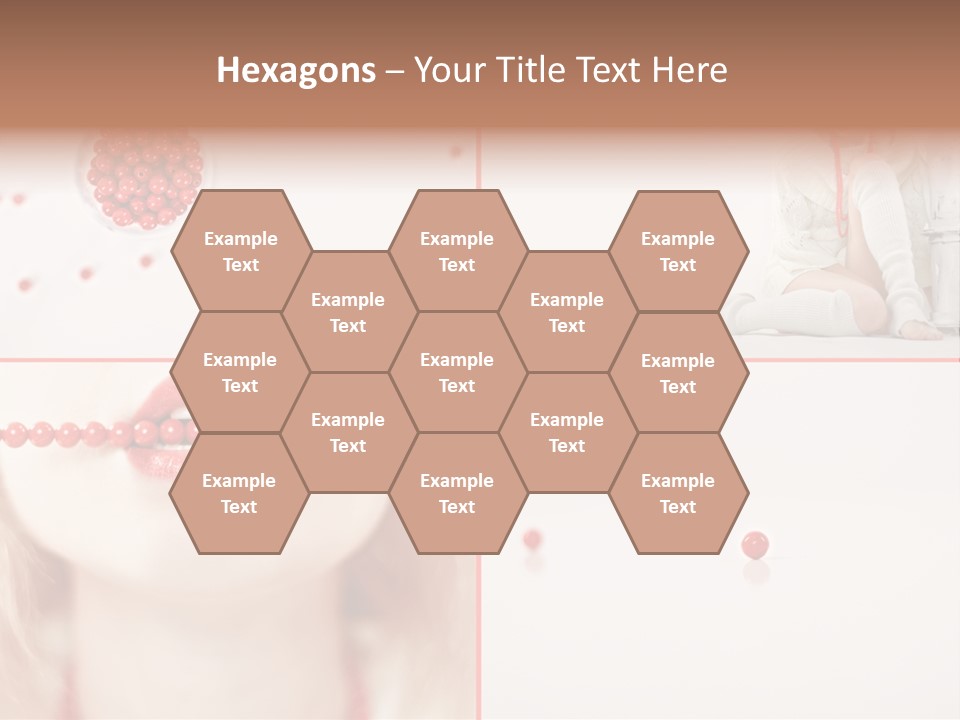 Pretty Jewelery Model PowerPoint Template