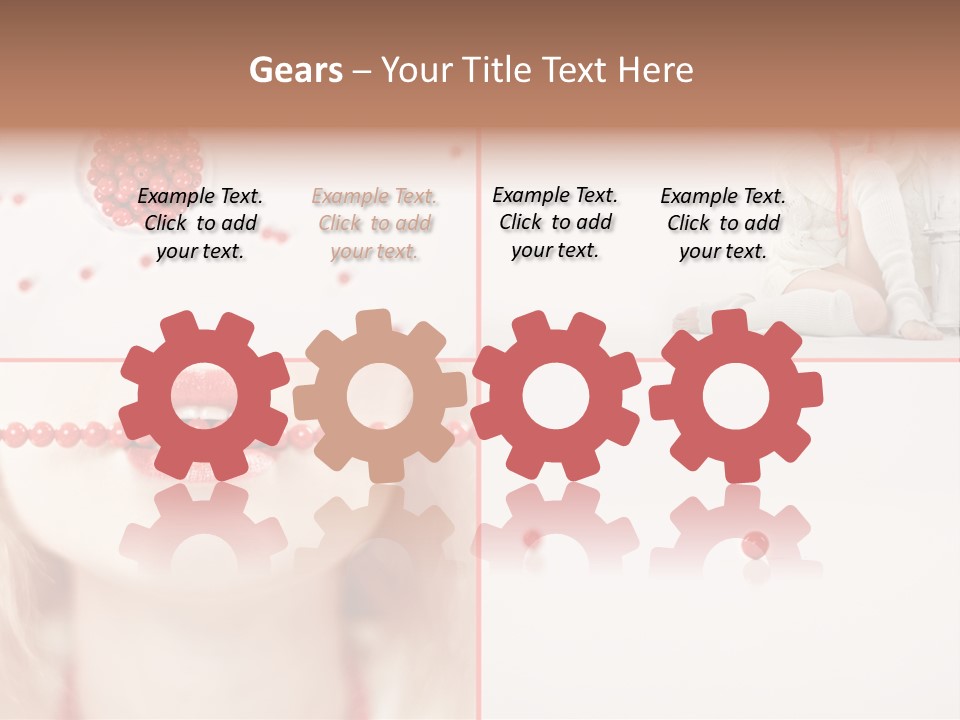 Pretty Jewelery Model PowerPoint Template