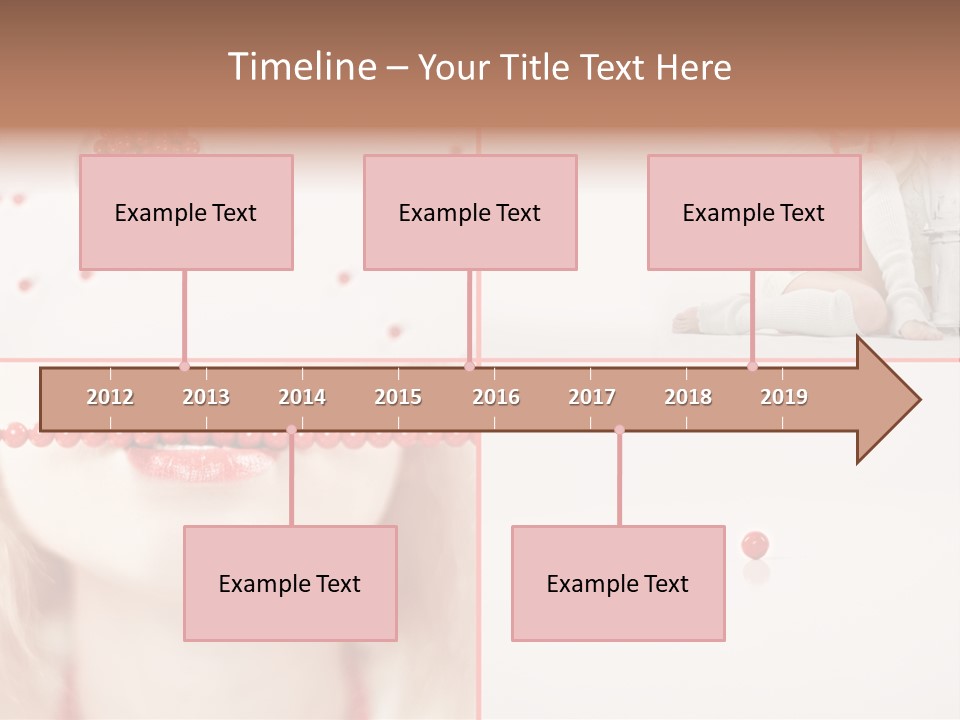 Pretty Jewelery Model PowerPoint Template