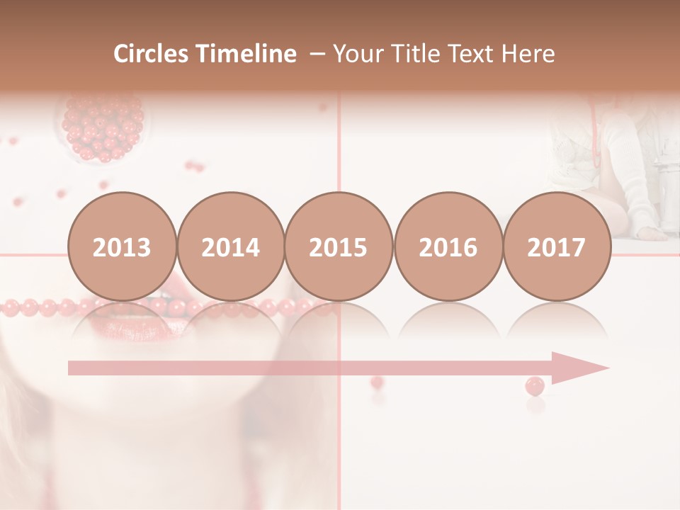 Pretty Jewelery Model PowerPoint Template