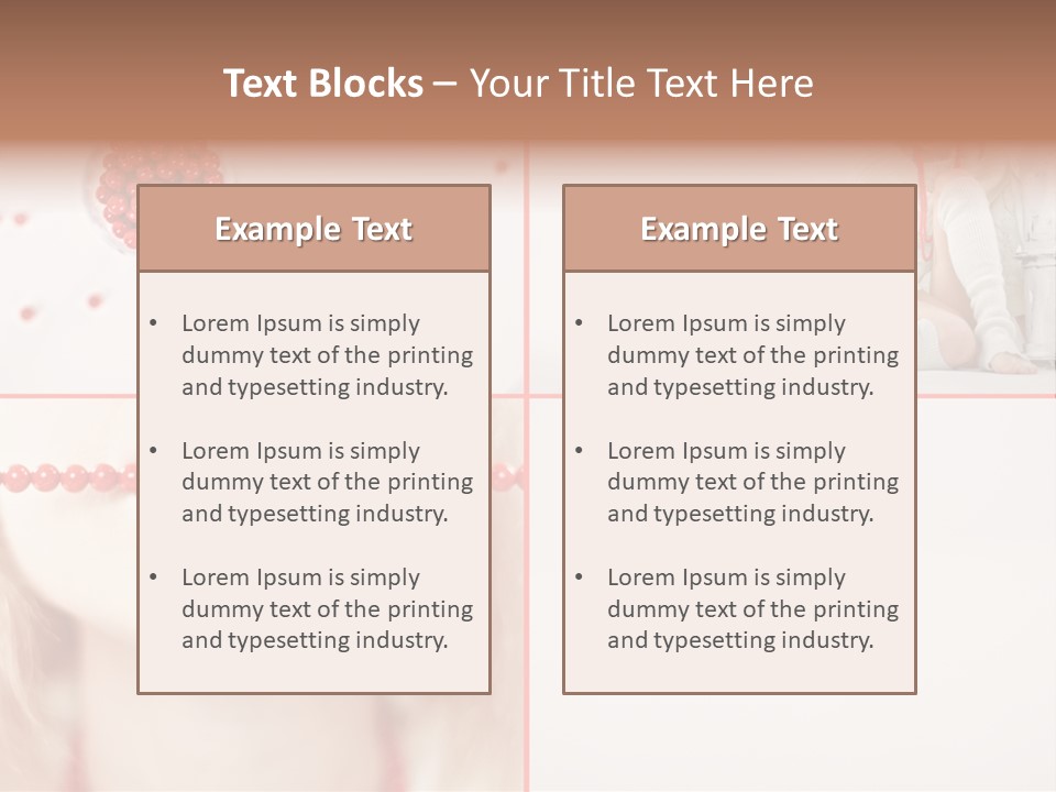 Pretty Jewelery Model PowerPoint Template
