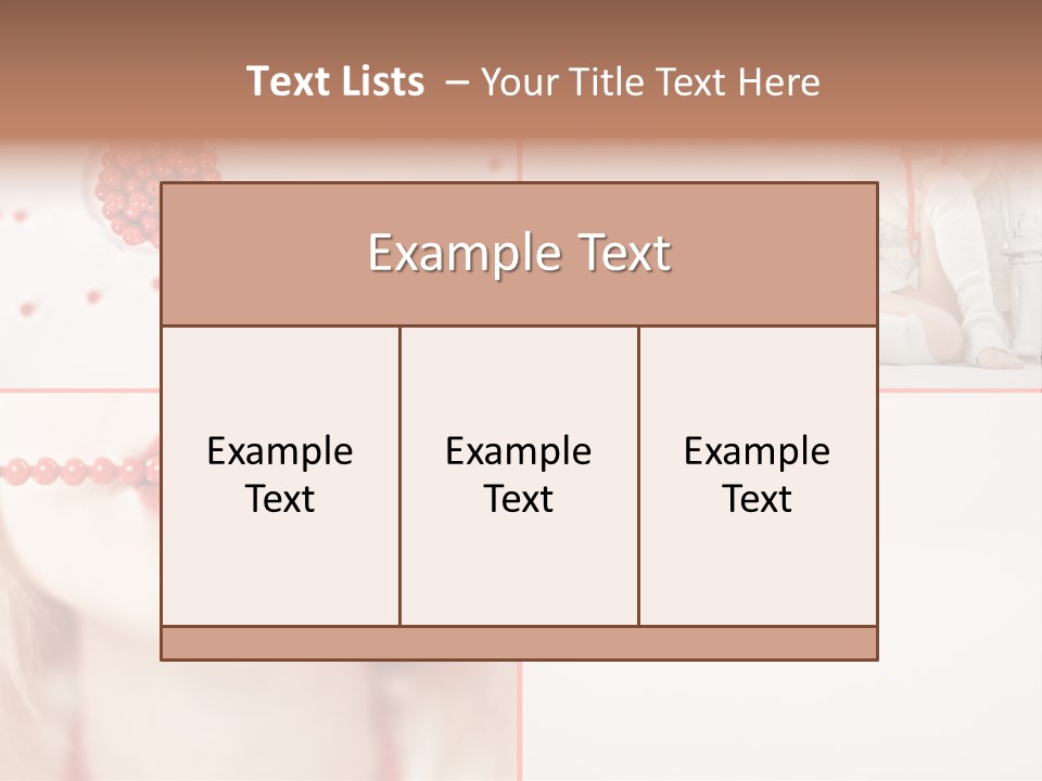 Pretty Jewelery Model PowerPoint Template