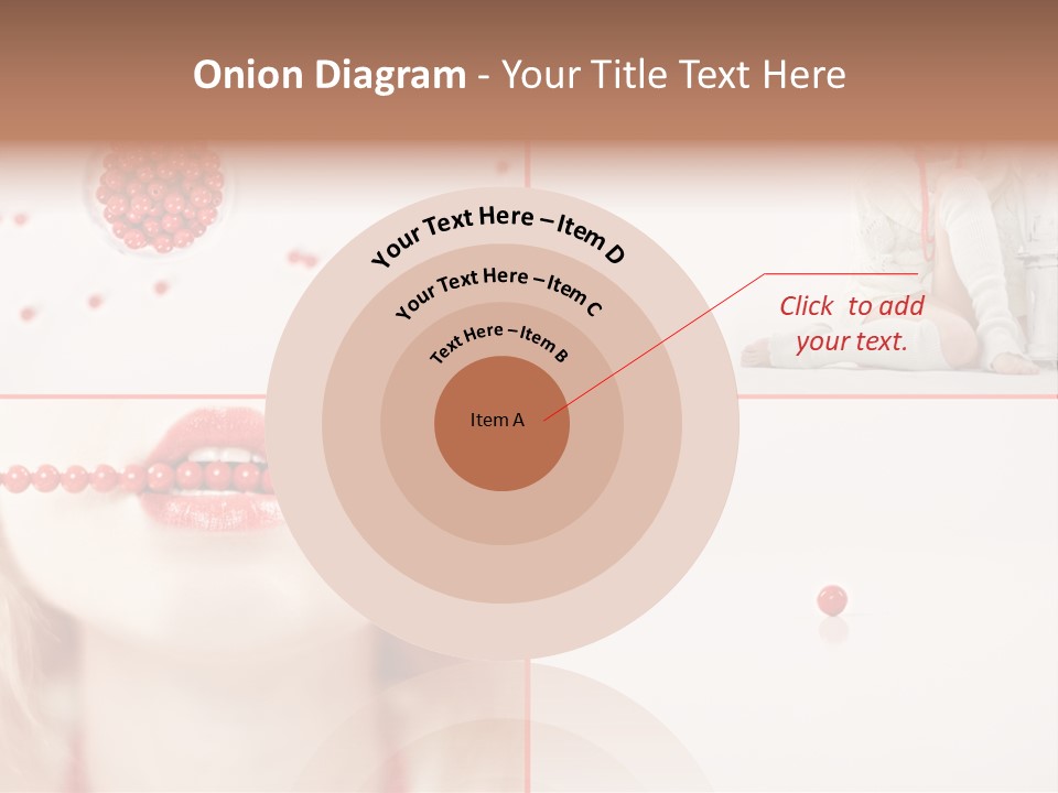 Pretty Jewelery Model PowerPoint Template