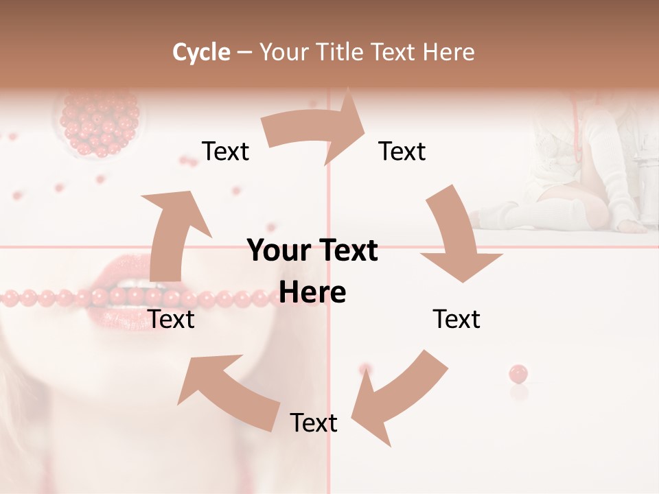 Pretty Jewelery Model PowerPoint Template