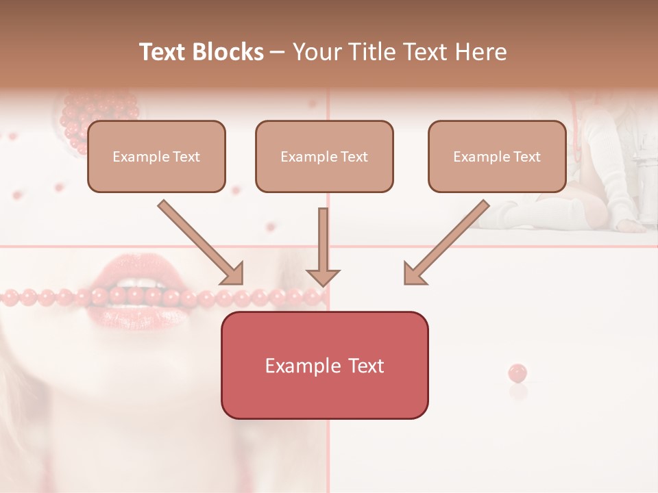 Pretty Jewelery Model PowerPoint Template