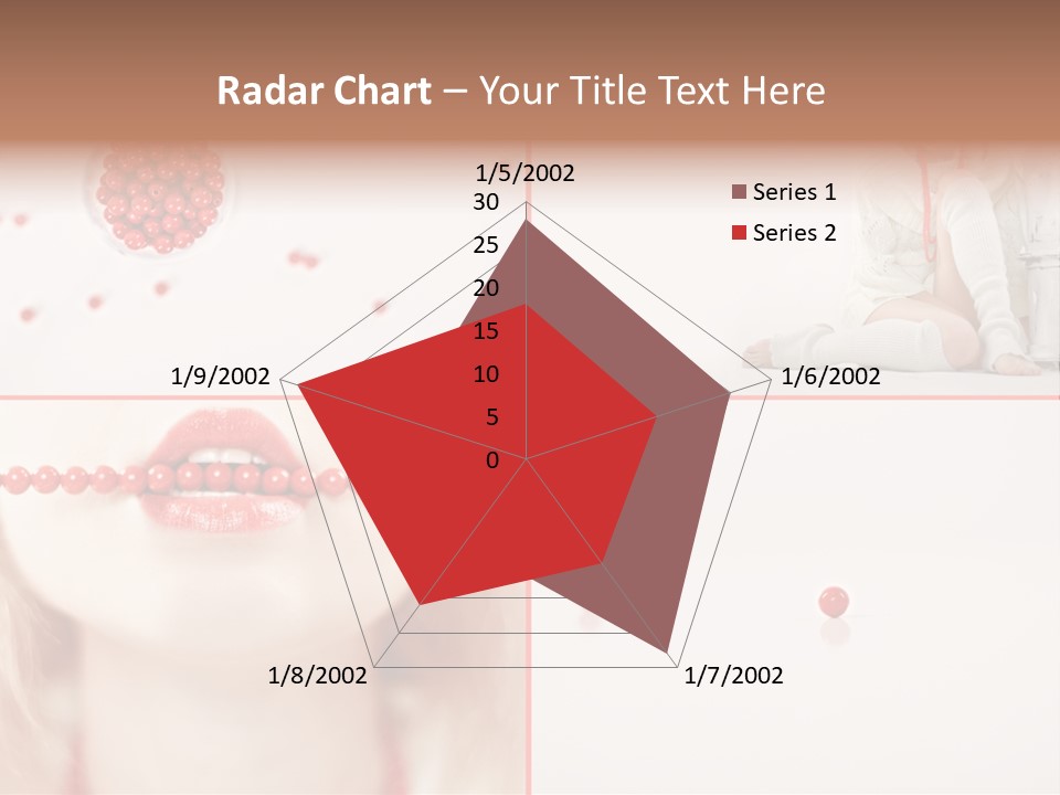 Pretty Jewelery Model PowerPoint Template