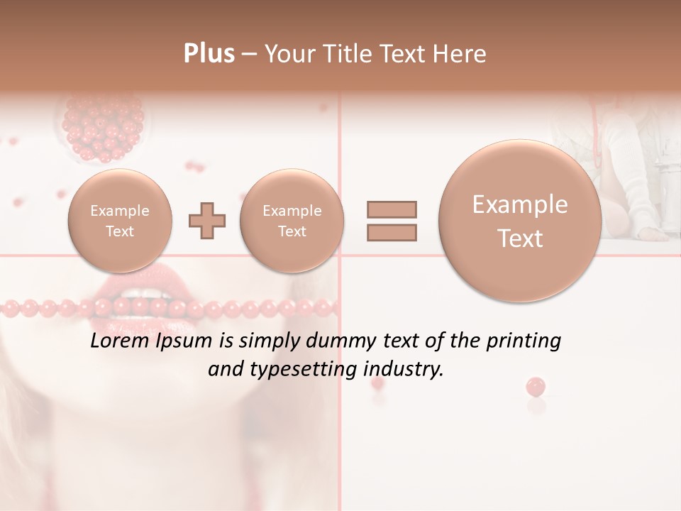 Pretty Jewelery Model PowerPoint Template