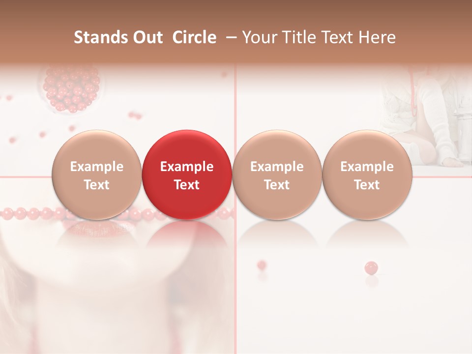 Pretty Jewelery Model PowerPoint Template