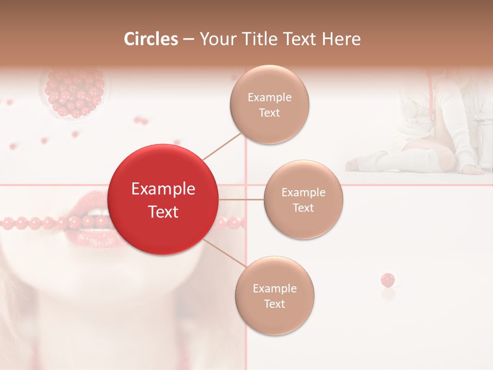 Pretty Jewelery Model PowerPoint Template