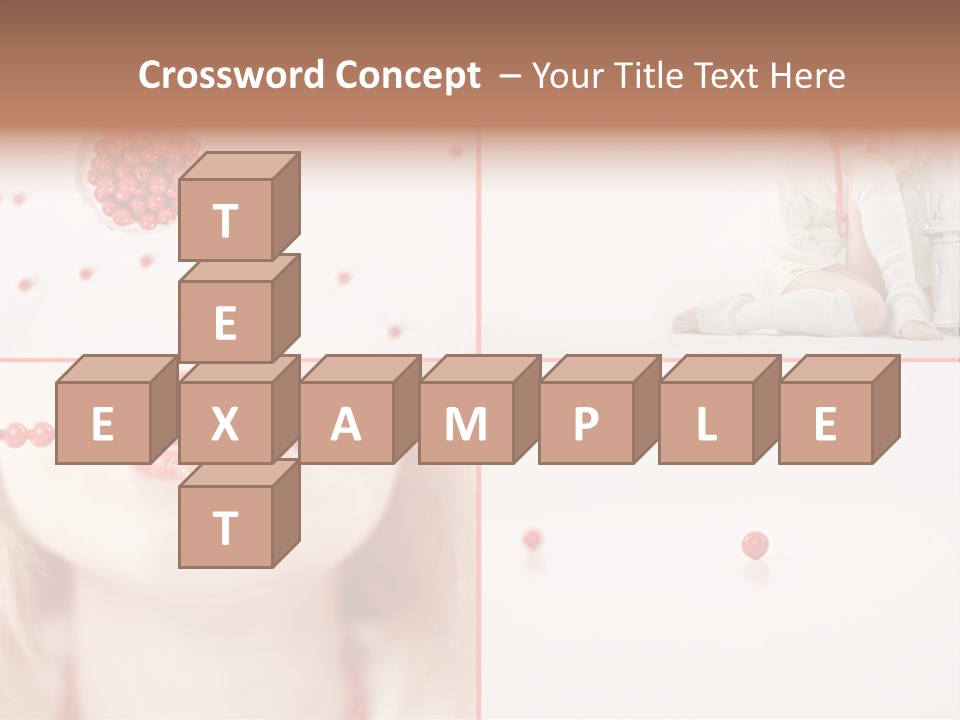 Pretty Jewelery Model PowerPoint Template