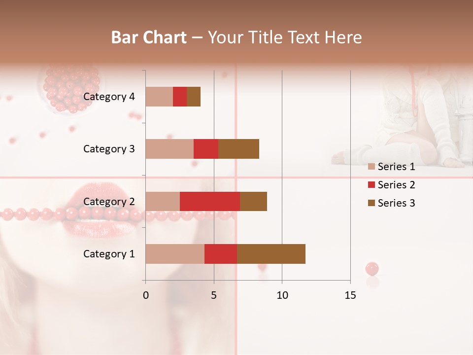 Pretty Jewelery Model PowerPoint Template
