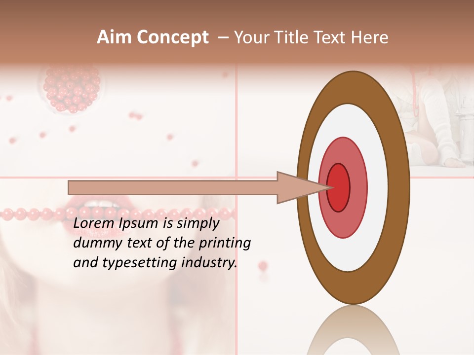 Pretty Jewelery Model PowerPoint Template