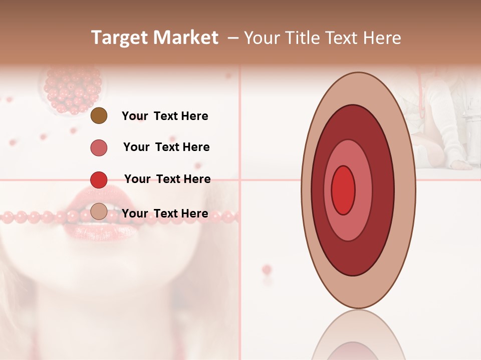 Pretty Jewelery Model PowerPoint Template