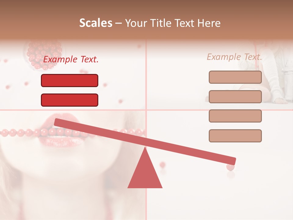 Pretty Jewelery Model PowerPoint Template