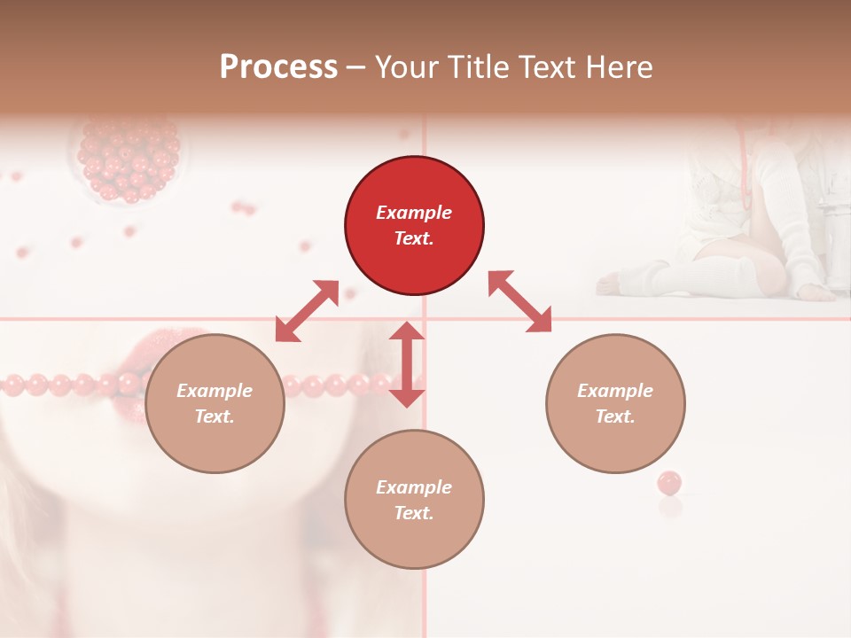 Pretty Jewelery Model PowerPoint Template