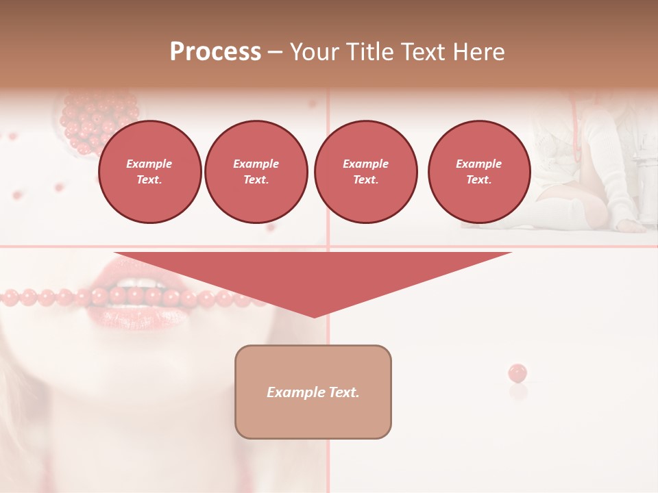 Pretty Jewelery Model PowerPoint Template