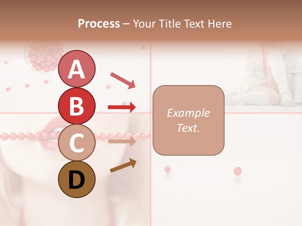 Pretty Jewelery Model PowerPoint Template